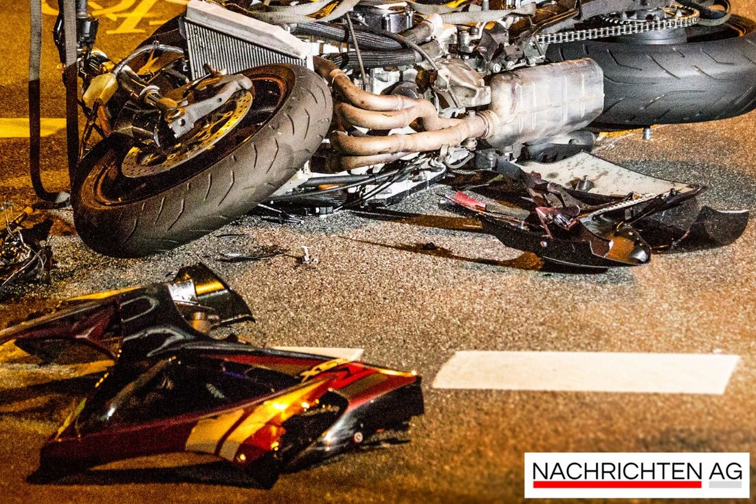 Am 11.06.2025 verletzte ein 19-Jähriger beim Überfahren einer roten Ampel einen 34-jährigen Motorradfahrer in Walle schwer.